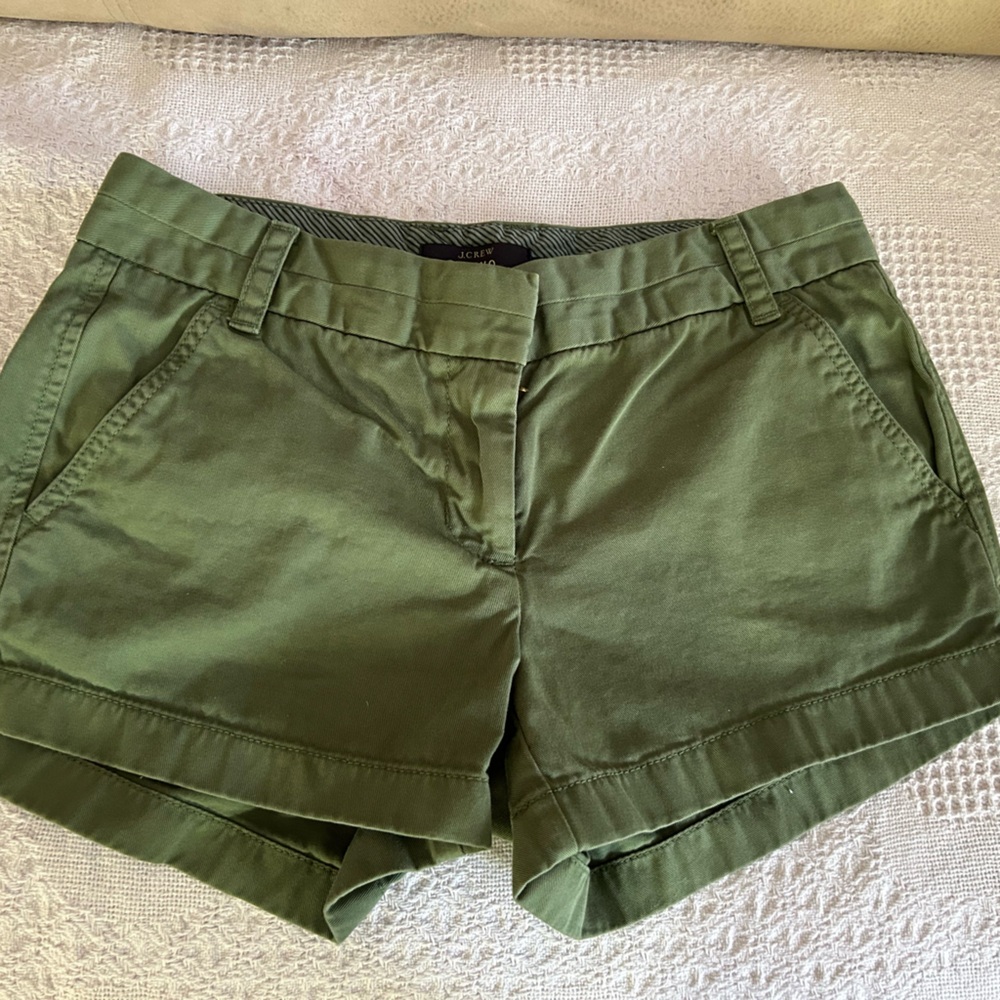 Jcrew chino shorts size 2
